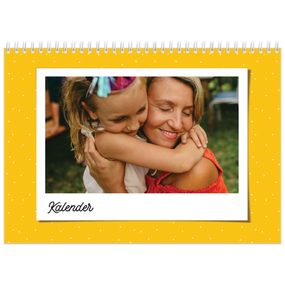 Fotokalender A4 doppelt (30 x 40 cm) — Bunte Retro-Bilder [deckblatt]