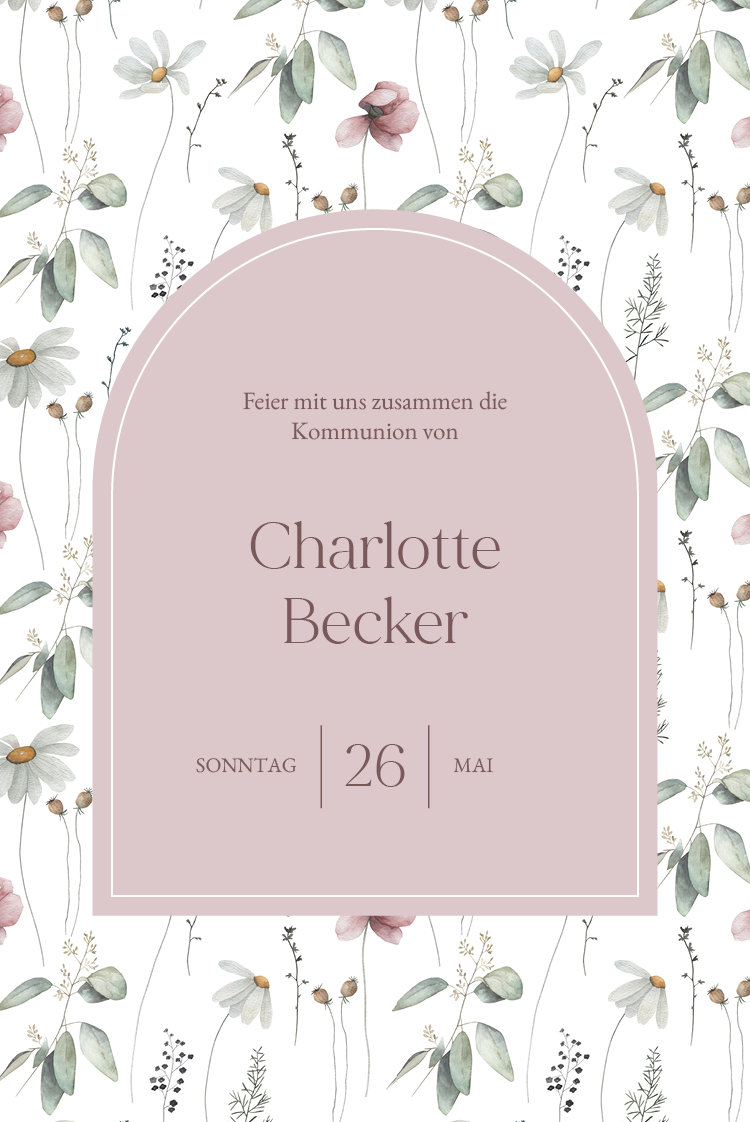 Einladungskarten — Hübsche Zweige