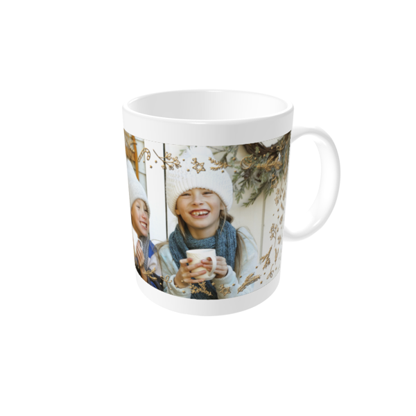 Tasse bedrucken — Schwarz & Gold
