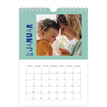 Fotokalender A5 — Farbenfroh wie du