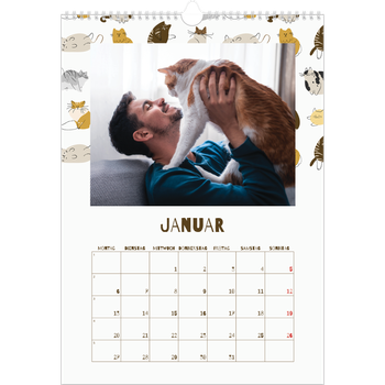 Fotokalender A3 — Verspieltes Kätzchen