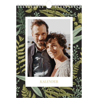 Fotokalender A4 (20 x 30 cm) — Blumiger Hintergrund [deckblatt]