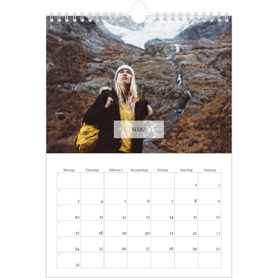 Fotokalender A4 (20 x 30 cm) — Klassischer Kalender [Marsch]