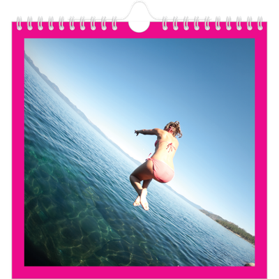 Jahreskalender Quadratisch — Ganzseitige Farbe [deckblatt]