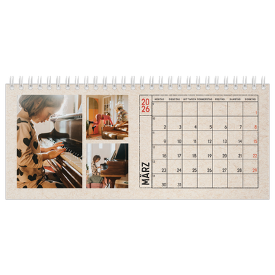 Tischkalender — Stempeleffekt [Marsch]