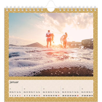 Fotokalender Quadratisch — Geometrisch