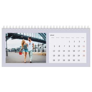 Tischkalender — Farbenfroher Hintergrund