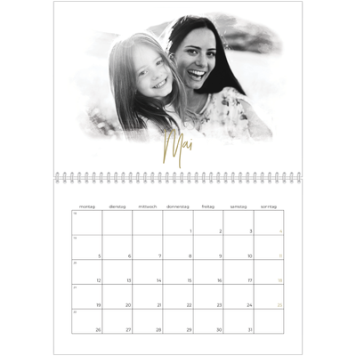 Fotokalender A4 doppelt (30 x 40 cm) — Fotoeffekte [Mai]