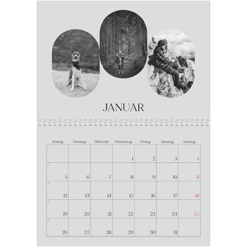 Fotokalender A4 doppelt — Abenteuer-Route
