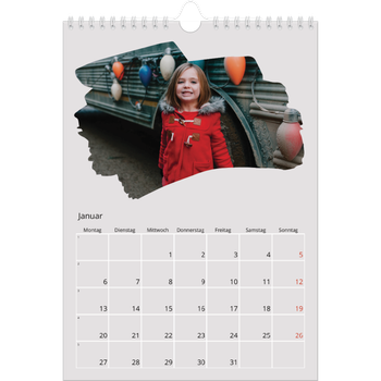 Fotokalender A4 — Pinselstriche