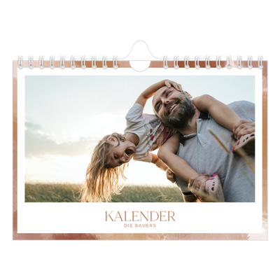 Fotokalender A5 — Farbpinsel-Effekt [deckblatt]