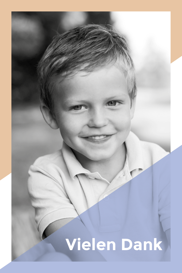 Dankeskarten — Farbige Filter