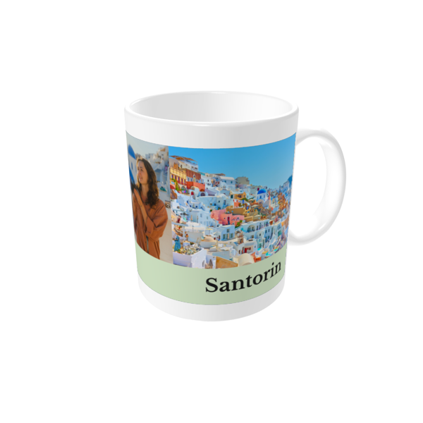 Tasse bedrucken — Sehenswürdigkeiten Santorin