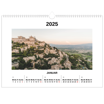 Fotokalender A3 — Schlichtes Foto