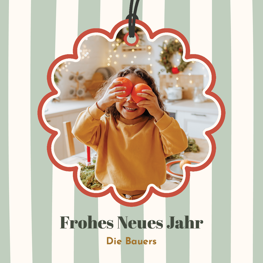 Fotokarten — Pastellstreifen