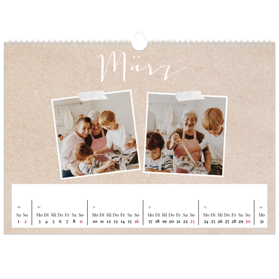 Fotokalender A3 — Scrapbook Kalender [Marsch]