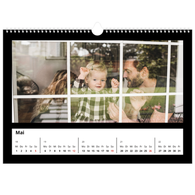 Fotokalender A3 — Schwarzer Rand oben [deckblatt]