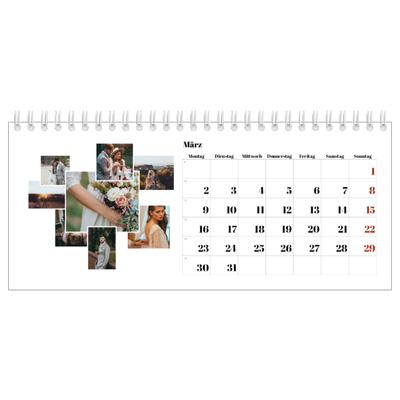 Tischkalender — Collage shapes [Marsch]