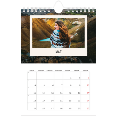 Fotokalender A5 — Die Porträtaufnahme [deckblatt]