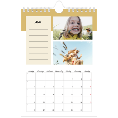 Fotokalender A5 — Listen Kalender [deckblatt]