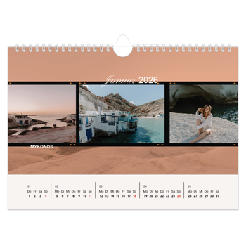 Fotokalender A4 — Wanderlust