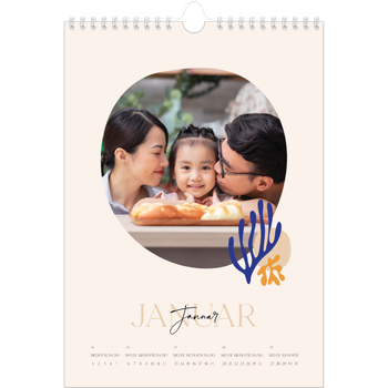 Fotokalender A4 — Verspielte Korallen