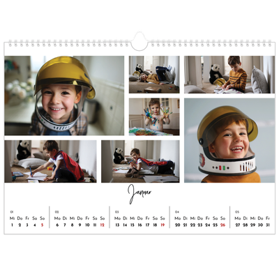 Fotokalender A3 — Fotoarrangement [Januar]