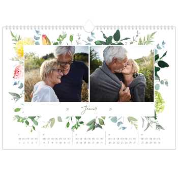 Fotokalender A3 — Klassisch geblümt