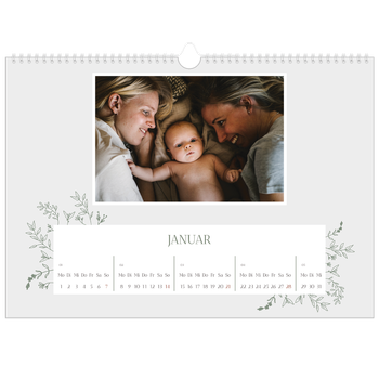 Fotokalender A3 — Zart geblümt