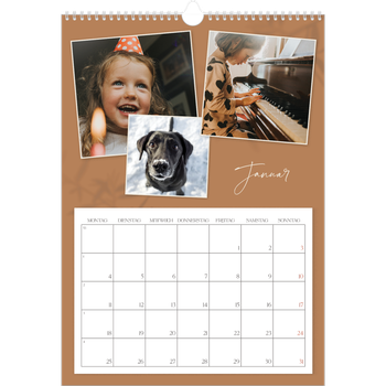 Fotokalender A3 — Warme Erdtöne