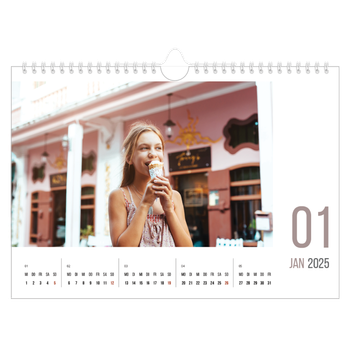 Fotokalender A4 — Monatszahlen