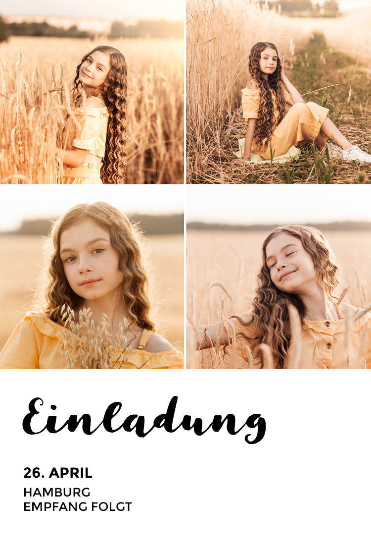 Einladungskarten — Kalligraphie