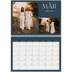 Fotokalender A4 doppelt (30 x 40 cm) — Schiefer und Serifen [Marsch]