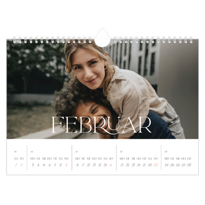 Fotokalender A4 — Überlebensgroß [Februar]