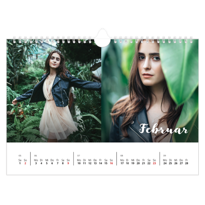 Fotokalender A4 — Monat [Februar]