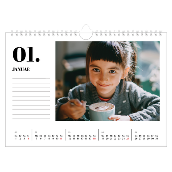 Fotokalender A4 — Serif und Momente