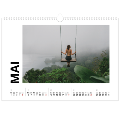 Fotokalender A3 — Datum groß [deckblatt]