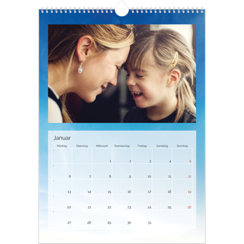 Fotokalender A3 — Wolkenhintergrund