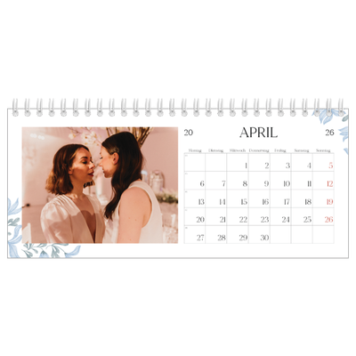Tischkalender — Elegante Blumen [April]