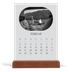 Tischkalender mit Holzfuß Hochformat  — Abenteuer-Route [Februar]