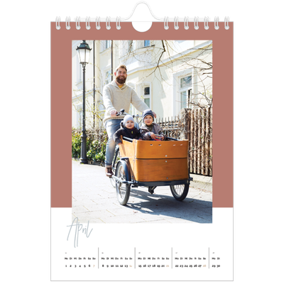 Fotokalender A5 — Erdige Töne [April]