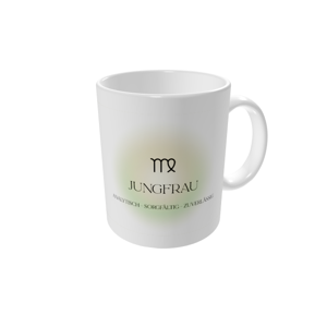 Tasse bedrucken — Astrologie Farbverlauf – Jungfrau