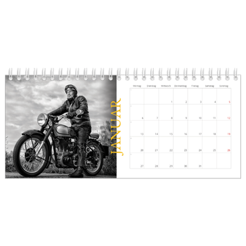 Tischkalender — Historischer Stil
