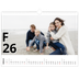 Fotokalender A3 — Große Zeichen [Februar]