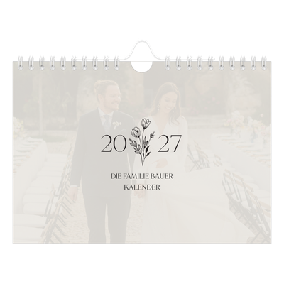 Fotokalender A5 — Blühende Initialen [deckblatt]