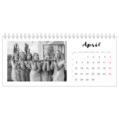 Tischkalender — Handgeschrieben [April]