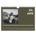 Fotokalender A4 — Modern und kräftig [April]