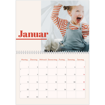 Fotokalender A4 doppelt — 90er Nostalgie