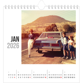 Fotokalender Quadratisch — Kurztext
