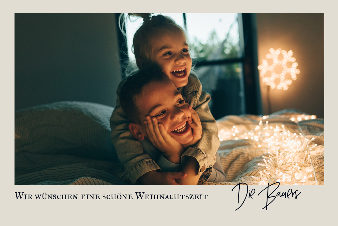Fotokarten — Name der Familie